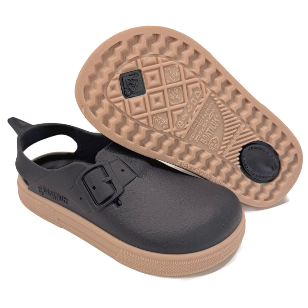 Boatilus Bosty Veg 01B Navy/Beige Clog