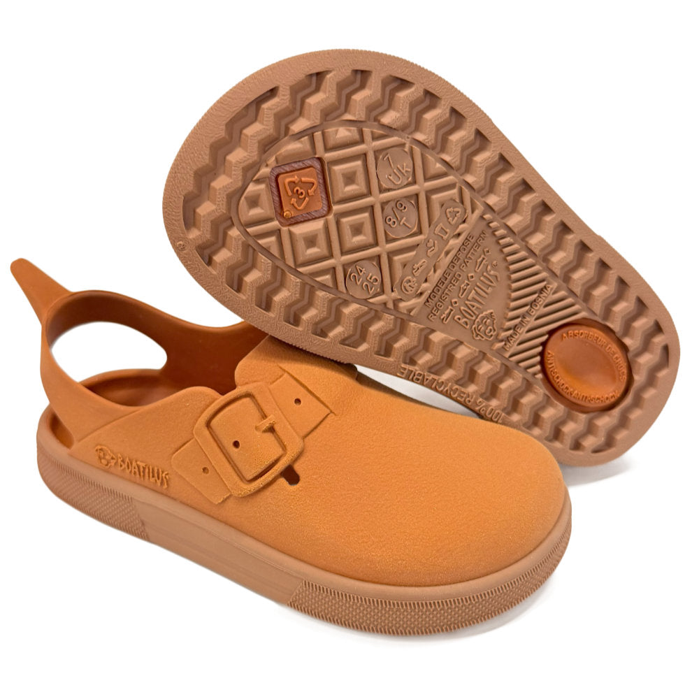 Boatilus Bosty Veg M17BS Brushed Pumpkin/Beige Clog