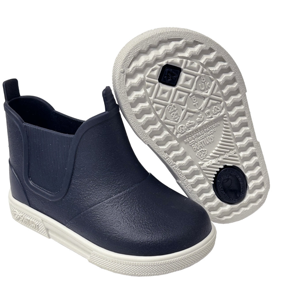 Boatilus Baby Beatly 01 Navy/White Welly Boot
