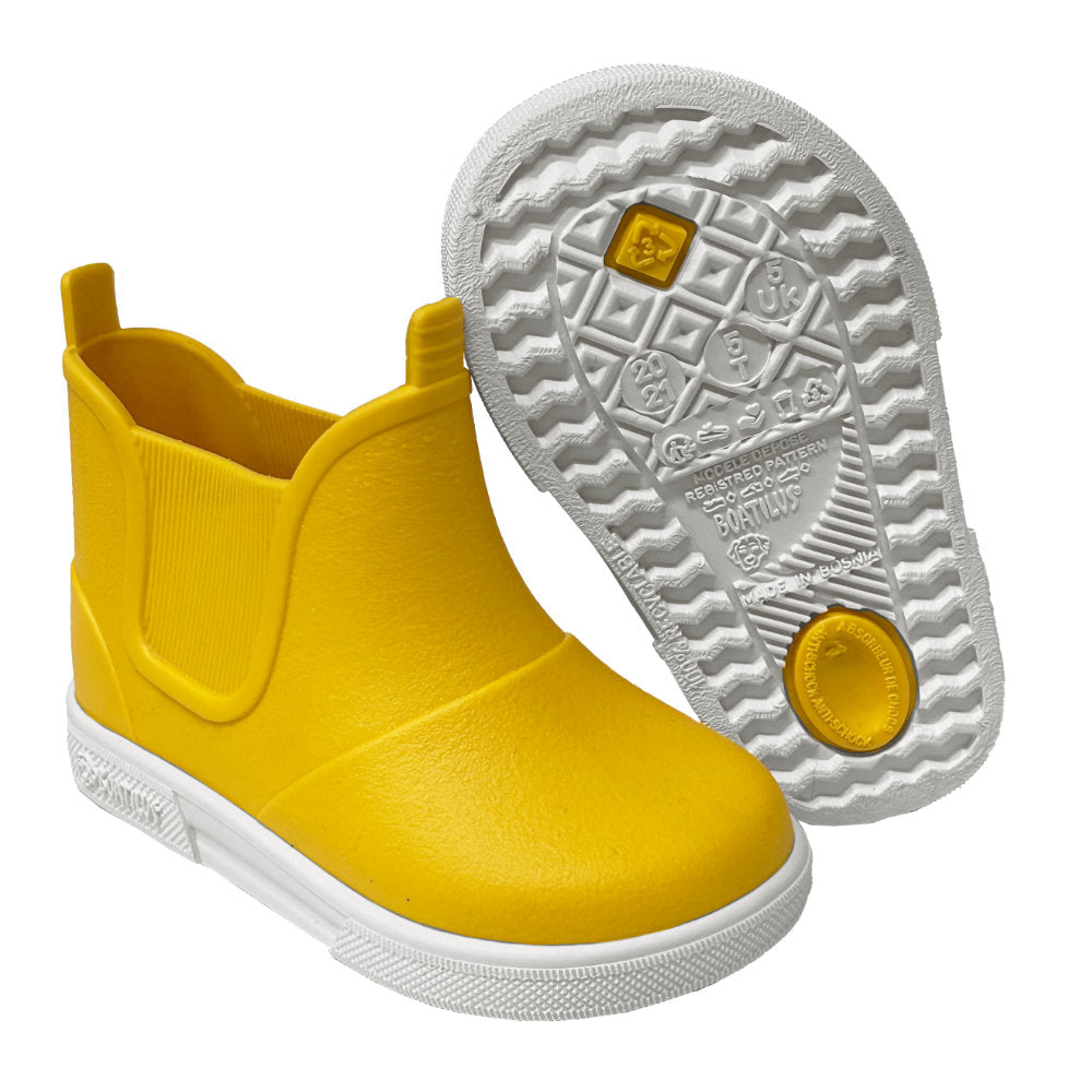 Boatilus Baby Beatly 06 Yellow/White Welly Boot