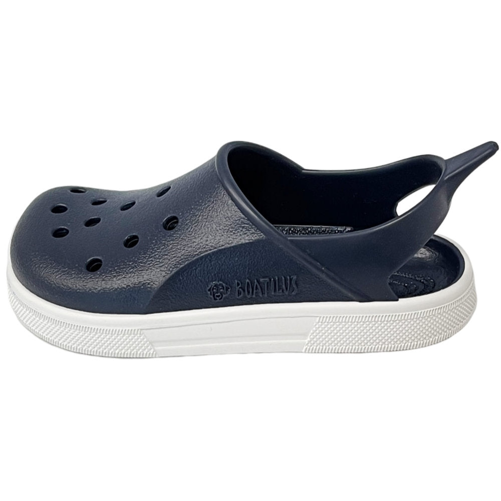 Boatilus Cloggy 01 Navy/White Sandal