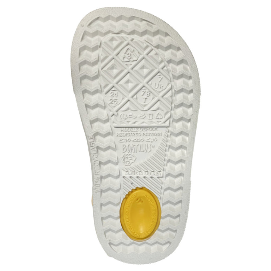 Boatilus Cloggy 06 Yellow/White Sandal