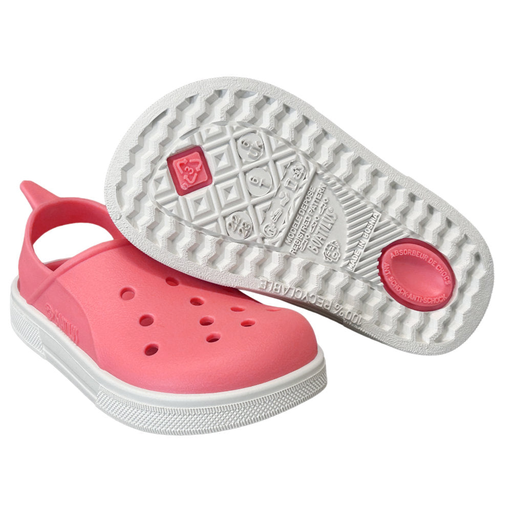Boatilus Cloggy 38 Fuchsia/White Sandal