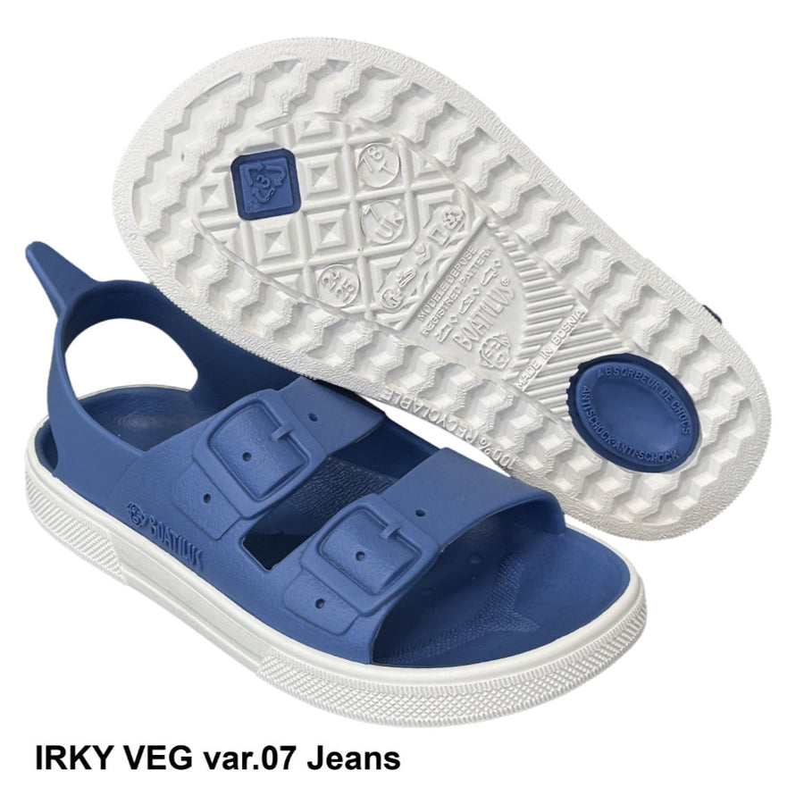 Boatilus Irky Veg 07 Jeans/White Sandal