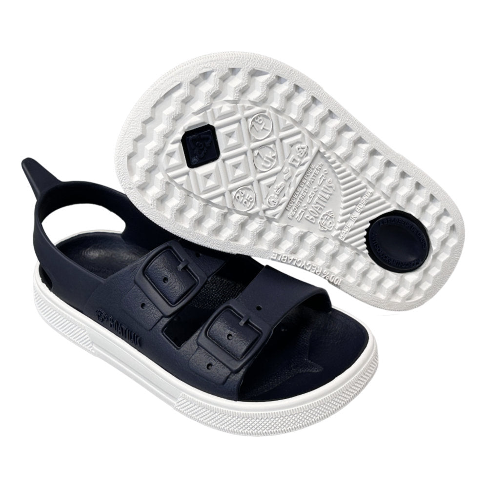 Boatilus Irky Veg 01 Navy/White Sandal