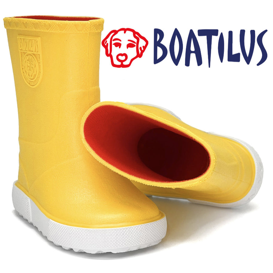 Boatilus Nautic 06 Yellow/White Welly Boot