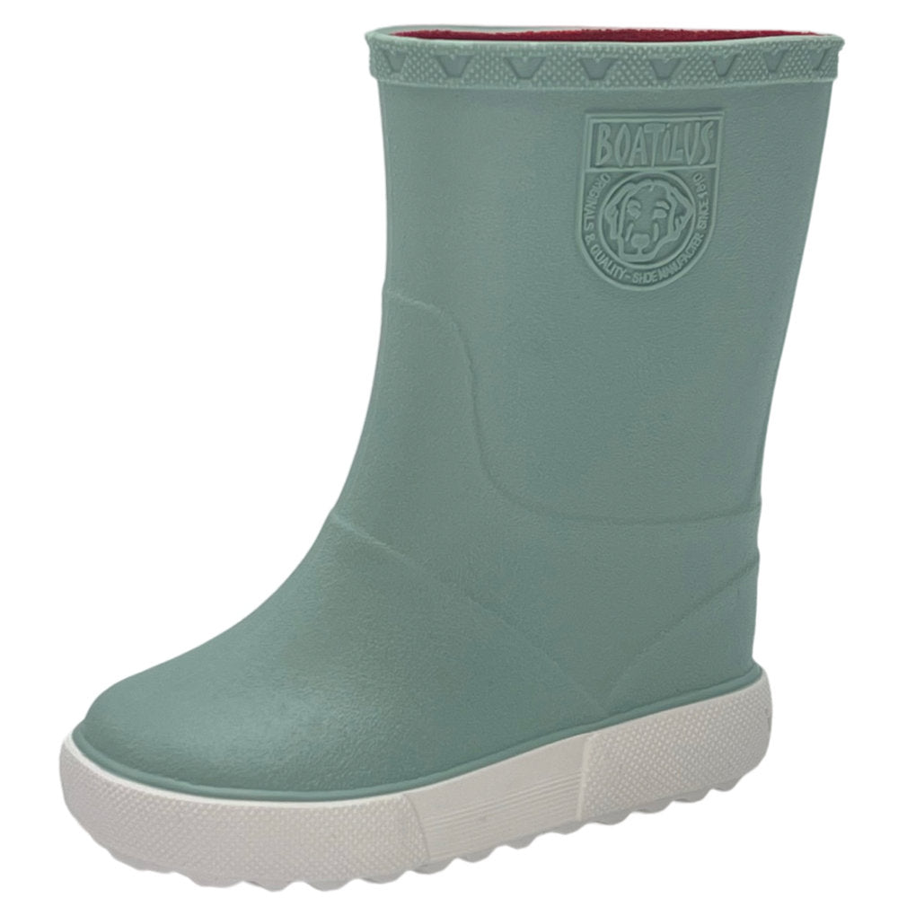 Boatilus Nautic 08 Green/White Welly Boot