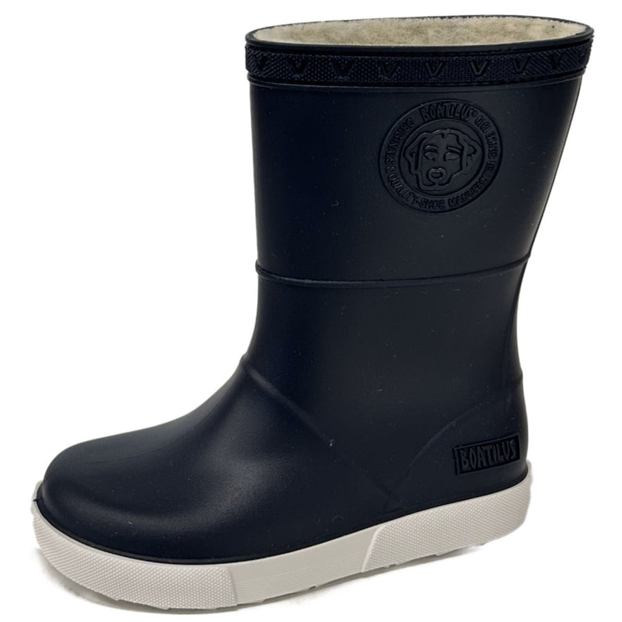 Boatilus Seals 01 Navy/White Welly Boot