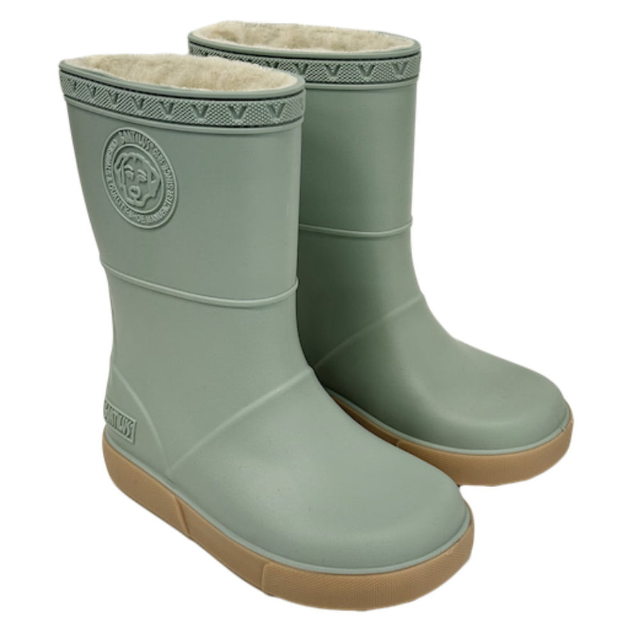 Boatilus Seals 08B Pastel Green/Beige Welly Boot
