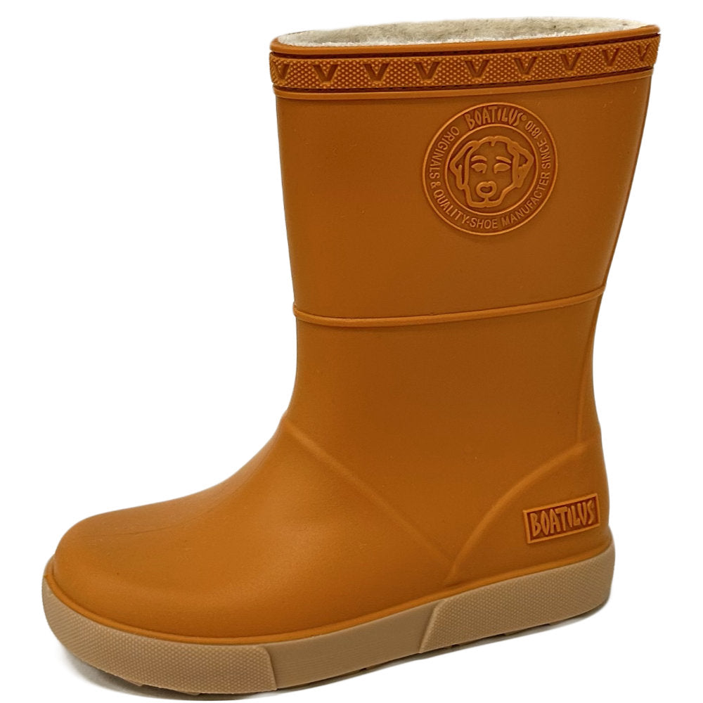 Boatilus Seals 17B Pumpkin/Beige Welly Boot