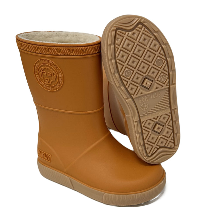 Boatilus Seals 17B Pumpkin/Beige Welly Boot