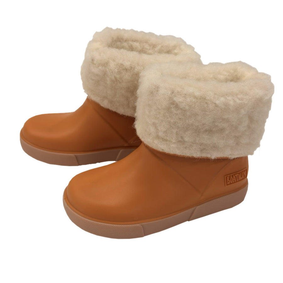 Boatilus Seals 17B Pumpkin/Beige Welly Boot